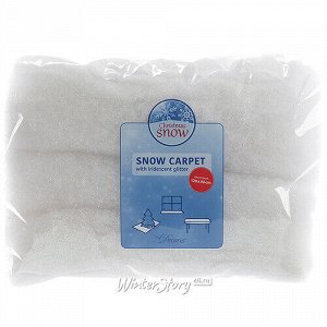 Покрывало Снежный Ковер с перламутровой посыпкой 120*80 см (Kaemingk)