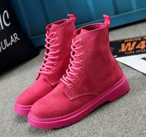 Ботинки, розовый