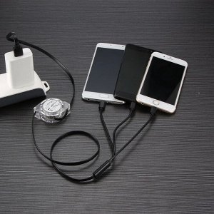 Роликовый USB кабель 3 в 1 / 2A