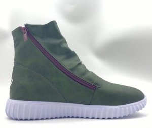 Ботинки, зеленый