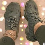 Кроссовки, зеленый