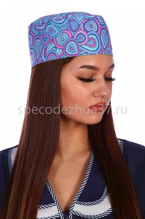 Феска медицинская цв.рисунок  Коты