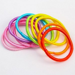 Резинки для волос разноцветные, 10 шт, "Рарити", My Little Pony МИКС