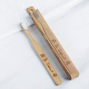 Зубная щётка Be different, бамбук 18 х 2 х 2 см