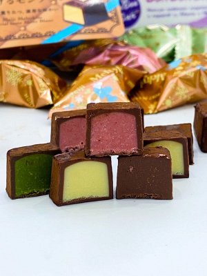 Meiji Meltykiss Premium Chocolate Green Tea 52g - Живой японский шоколад Мелтикис зеленый чай матча