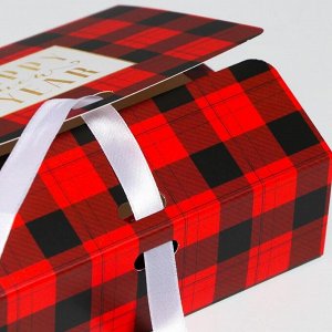 Складная коробка подарочная «Новый год», 16.5 ? 12.5 ? 5 см