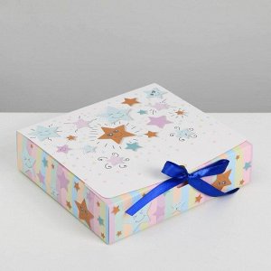 Коробка подарочная «Счастье», 20 х 18 х 5 см
