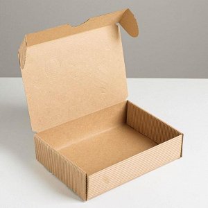 Коробка складная рифлёная «Волшебства», 21 х 15 х 5 см