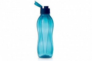 Эко+ Бутылка  750мл. винтовая крышка с клапаном Tupperware™- синий.