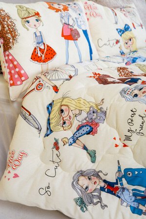 Одеяло ОПЛП - 15 с детским рисунком &quot;Стиляги&quot;