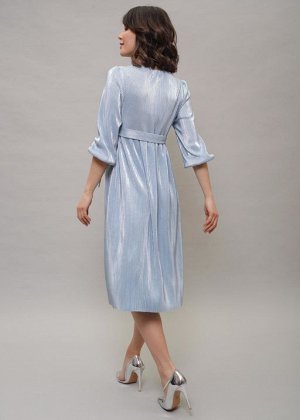 Платье "Монро" для беременных и кормящих; голубой