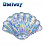 Надувной плот Bestway &quot;Радужная ракушка&quot; / 185 х 114 см