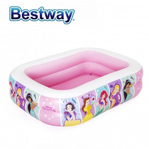 Bestway 91056 BW Детский надувной бассейн 201х150х51см "Disney Princess" 450л, от 6 лет