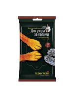 Teddy Pets Влажные салфетки для животных для ухода за лапами 30шт/60/48214