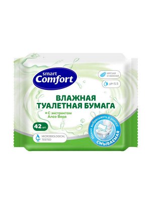 COMFORT SMART туалетная бумага влажная