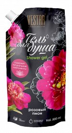 VESTAR® Гель для душа &quot;Розовый Пион&quot;, 500мл, дой-пак