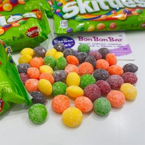 Skittles Sour Candy 51g - Скитлс с кислой посыпкой. Как в детстве