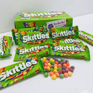 Skittles Sour Candy 51g - Скитлс с кислой посыпкой. Как в детстве