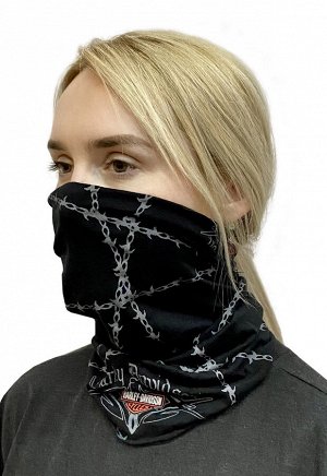 Байкерский шарф-маска - шарф на шею в стиле Harley-Davidson