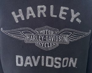Женская куртка Harley-Davidson – байкерский топовый стиль с отсылкой к уютной объемной толстовке №1016