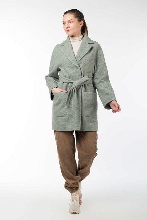 01-09994 Пальто женское демисезонное (пояс)