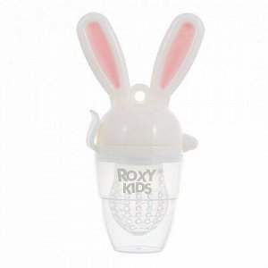 ROXY-KIDS - Ниблер для прикорма малышей Bunny Twist (розовый)