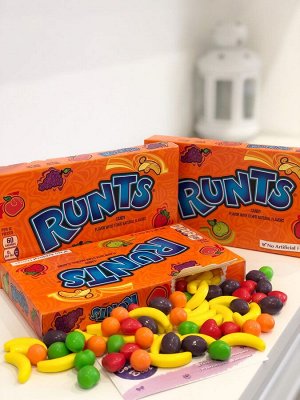 Wonka Runts candy 142g - Конфеты в форме фруктов от Вилли Вонки