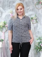 БЛУЗА 2487.1030.3+ брошь