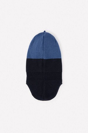 Шапка-шлем для мальчика Crockid КВ 20148/21ш темно-синий, синий