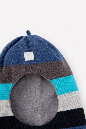 Шапка-шлем для мальчика Crockid КВ 20215/ш синий