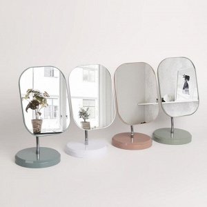 Зеркало настольное «Цвета», зеркальная поверхность 13 ? 17 см, цвет МИКС