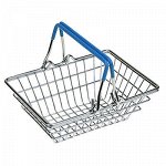 Корзина хромированная для фруктов 10х14,5х5,5см, 2 прорезине