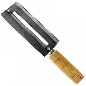 Нож-шинковка 155мм деревянная ручка 26х6см (Китай)