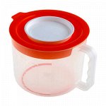 Чаша для миксера пластмассовая &quot;Эконом&quot; 2л, с ручкой, д17см.