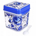Банка для сыпучих продуктов пластмассовая &quot;Флорель Соль&quot; 1,2