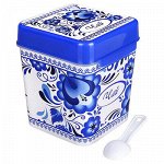 Емкость для сыпучих продуктов пластмассовая &quot;Флорель Чай&quot; 1.
