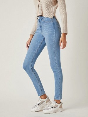 BASICS Облегающие джинсы с высокой талией