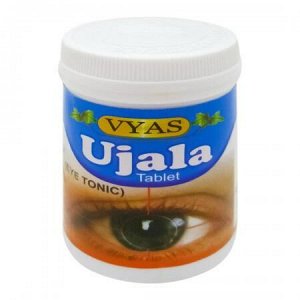 Уджала в таблетках для улучшения зрения и укрепления глаз Vyas Pharmacy 100 таб