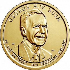 США 1 Доллар 2020 Джордж Буш Старший 41-й Президент