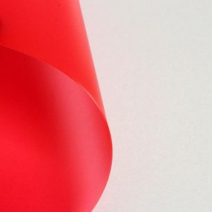 Накладка на стол пластиковая, А3, 460 х 330 мм, 500 мкм, прозрачная, цвет красный (подходит для ОФИСА)