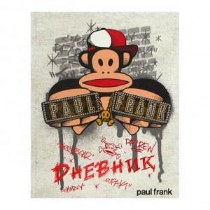 Дневник для 5-11 классов Paul Frank, интегральная обложка, матовая ламинация, выборочный УФ-лак, тиснение фольгой, 48 листов