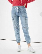 AE Super High-Waisted Denim Jogger