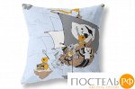 Наволочка Ночь Нежна Коты-Пираты осн. 9182-2 Поплин 50х70 (1) полоса новая