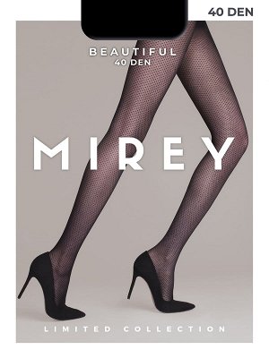 BEAUTIFUL 40 (MIREY) колготки  в мелкий квадратик, 40 ден