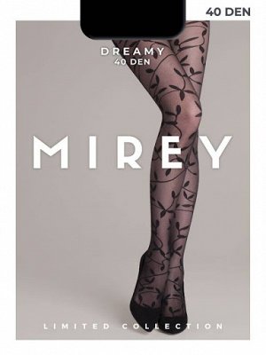 DREAMY 40 (MIREY) колготки с цветочным принтом, 40 ден