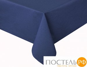 СР-СИН-110-140 Скатерть рогожка цвет: Синий 110х140 см