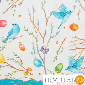 Скатерть Доляна Happy Easter 110х144 см