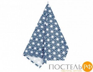Пр-Абсин-45-60 Полотенце «Абстракция синяя» рогожка наб. 45х60 см