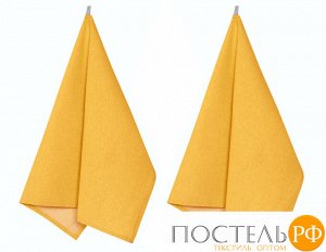 НПр-ОРЖ-45-60-2 Набор полотенец рогожка цвет: Оранжевый 45х60 см (2 шт.)