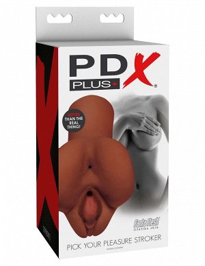 Коричневый мастурбатор Pick Your Pleasure Stroker